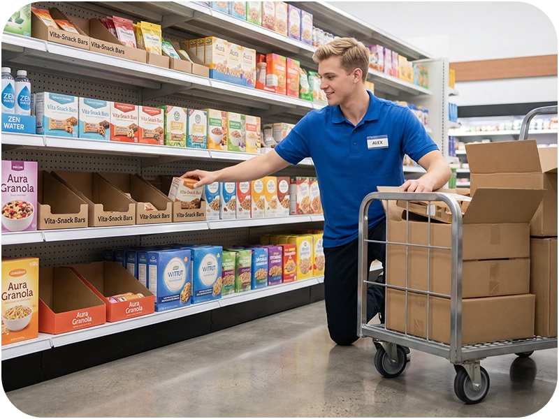 Retail Execution – reaprovizionare și disponibilitate la raft